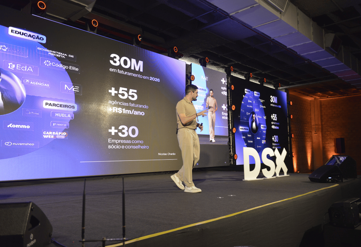 Palestra sobre crescimento empresarial no DSX 2026.
