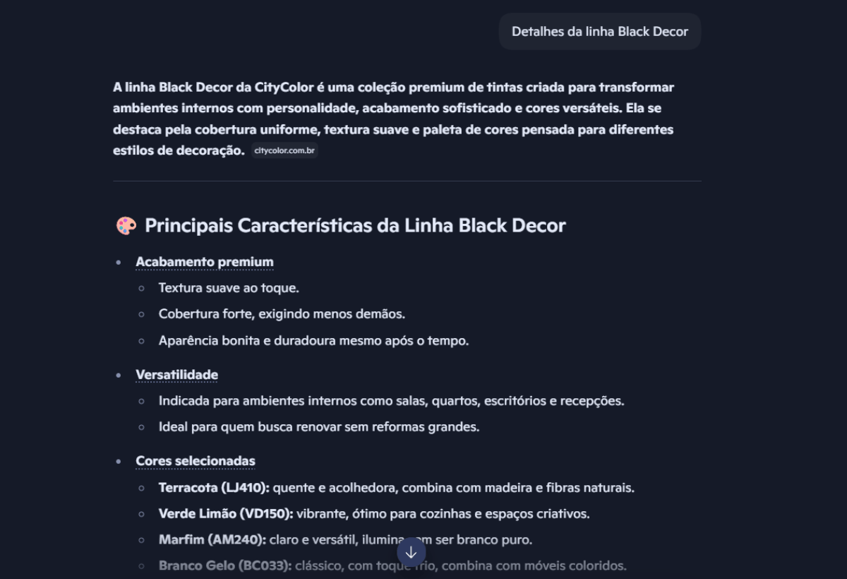 Aparição da CityColor no Copilot